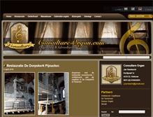 Tablet Screenshot of consultare-organ.com